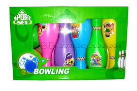 澄海光芒玩具吹瓶厂 专业批发22cm保龄球开窗盒（型号8832），优质玩具保龄球采购首选